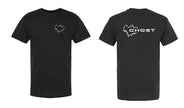 Ghost Tee - Black, Large image