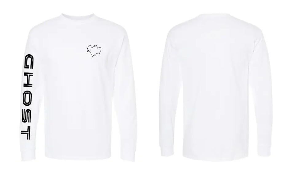 Ghost Long Sleeve - White, X-Large image