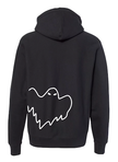 Flying Ghost Embroidered Hoodie image 2