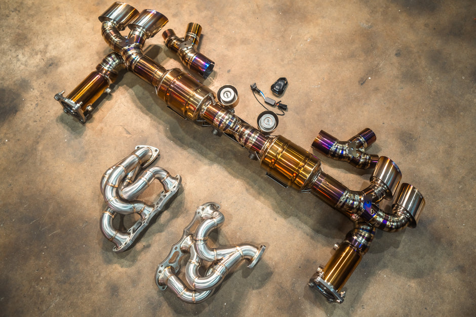 Valvetronic Valved Race Exhaust System for Porsche 911 Turbo 991.1 / 991.2