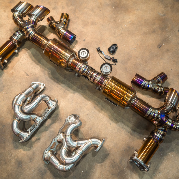 Valvetronic Valved Race Exhaust System for Porsche 911 Turbo 991.1 / 991.2