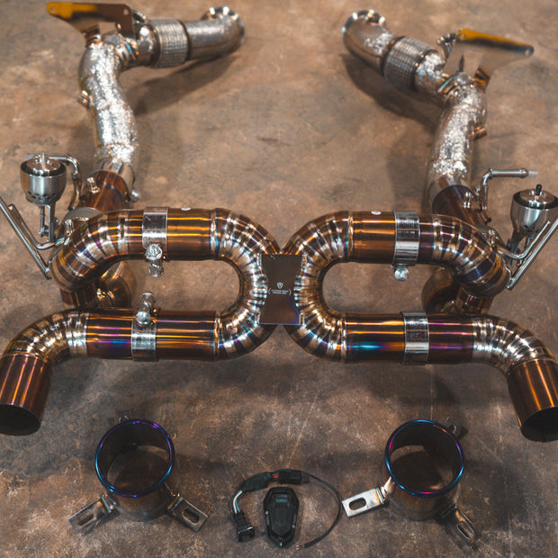 Ferrari F8 Valved Sport Exhaust System