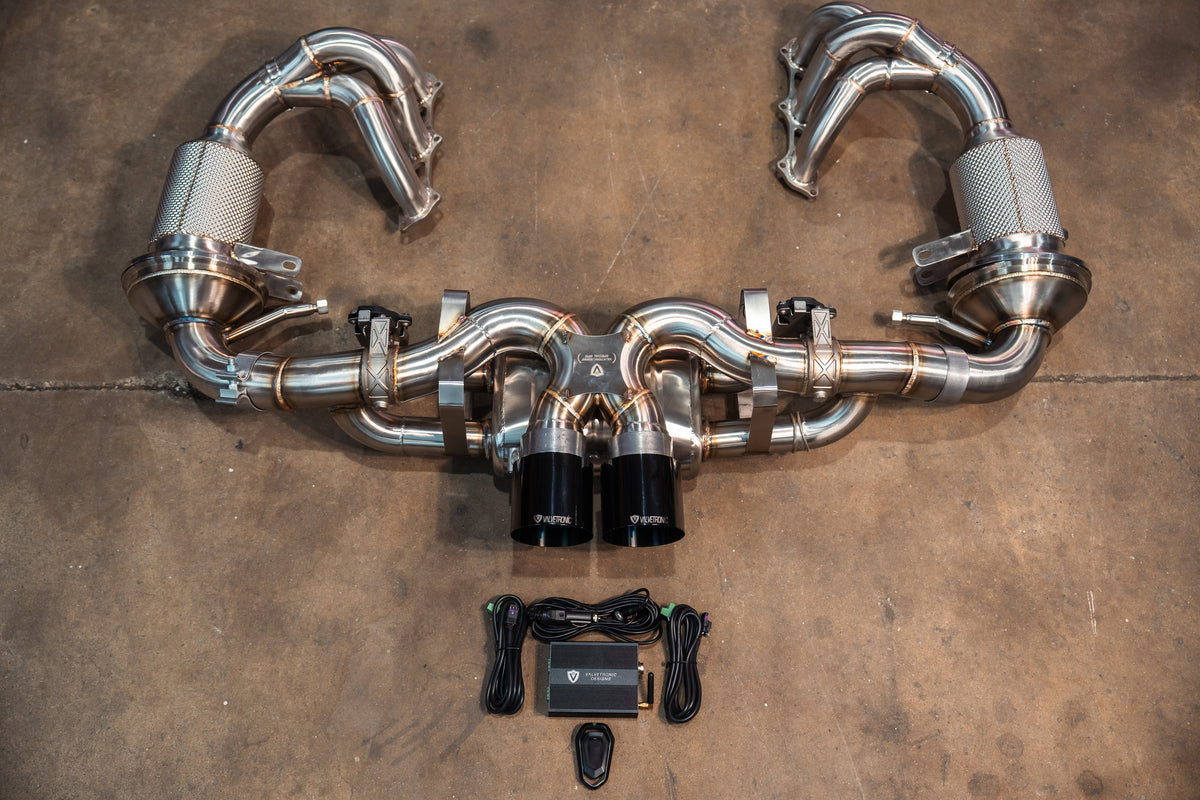 Valvetronic Valved Sport Exhaust System for Porsche 992 GT3/RS