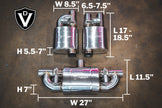 UNIVERSAL VALVED MUFFLER KIT