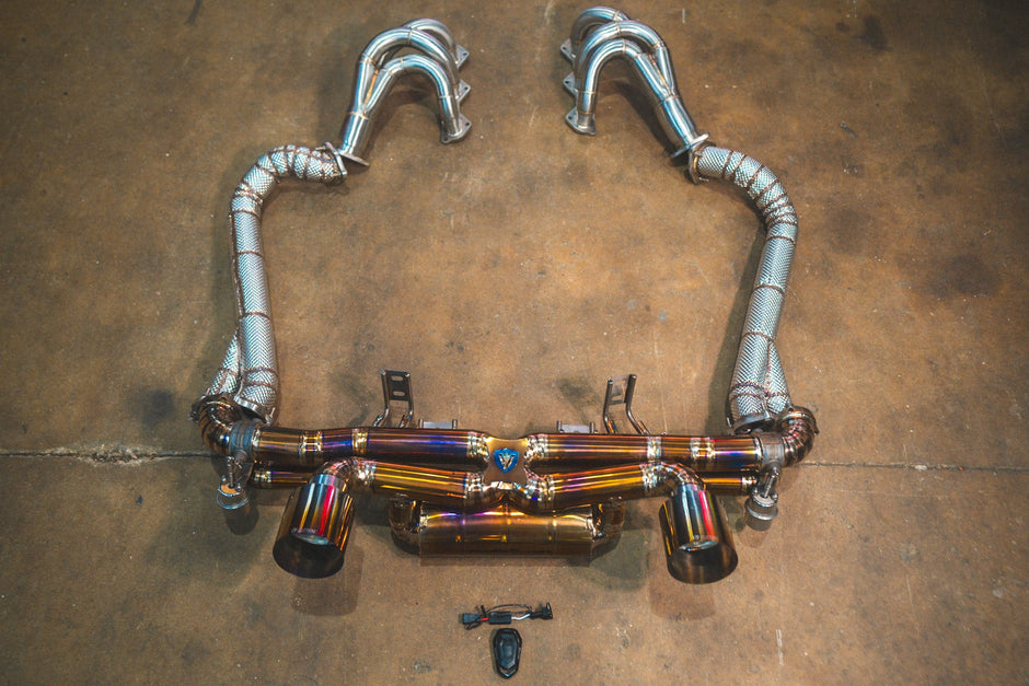 Valvetronic Valved Sport Exhaust System for Porsche 718 GT4 / Boxster Spyder