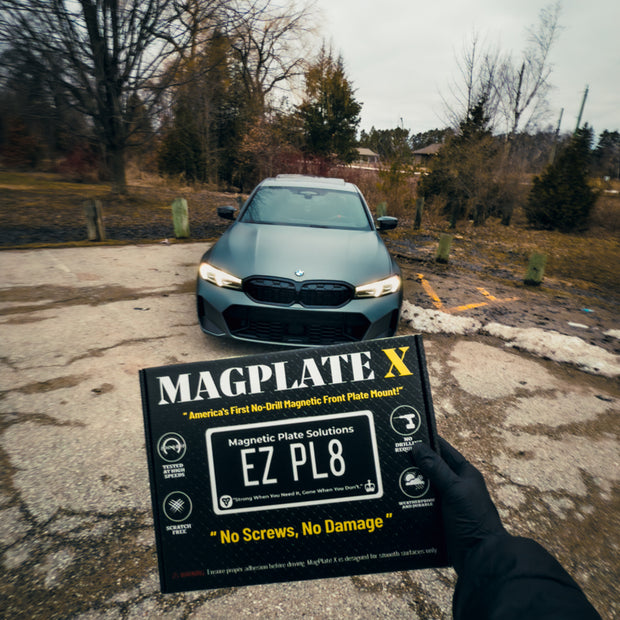 MagPlate X - Magnetic Front License Plate Mount