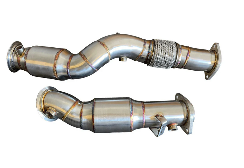 MAD BMW S58 Catted Downpipes M2 M3 M4 G87 G80 G82 G83 W/ Flex Section