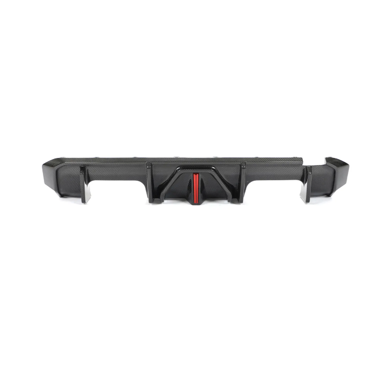 Carbon Fiber Rear Diffuser with Side Extensions – BMW G80 M3 / G82 M4 (2021+)