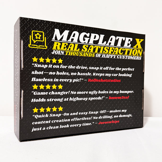 MagPlate X - Magnetic Front License Plate Mount