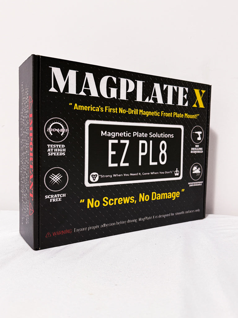 MagPlate X - Magnetic Front License Plate Mount
