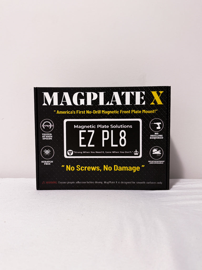 MagPlate X - Magnetic Front License Plate Mount