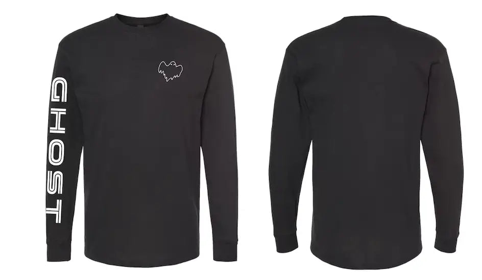 Ghost Long Sleeve - Black, Medium image