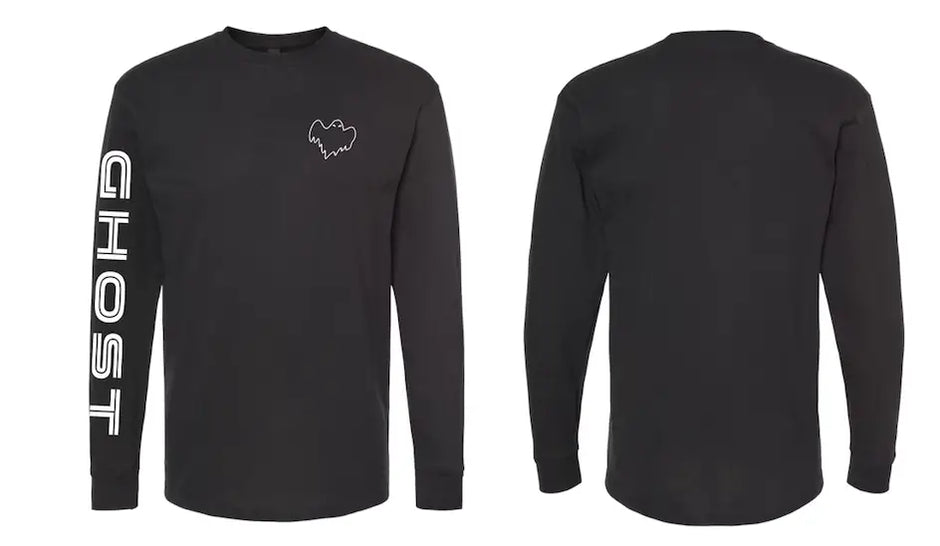 Ghost Long Sleeve - Black, Medium image