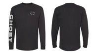 Ghost Long Sleeve - Black, Small image