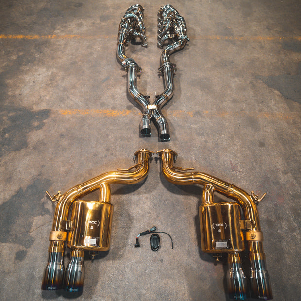 Ferrari 599 RACE F1 Valved Exhaust system